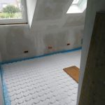 Beispiele einer Energieberatung Noppensystem für Fußbodenheizung verlegt