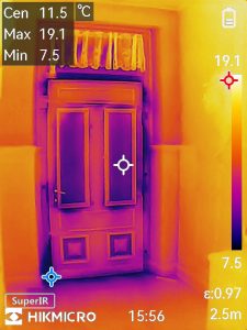 Undichte Eingangstüren